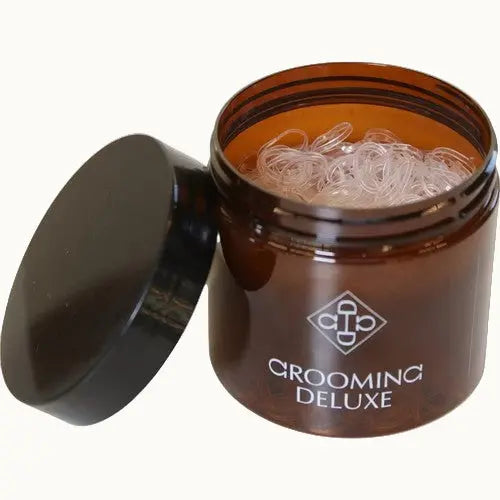 Gumičky na zapletanie hrivy transparentné 1500 ks | Grooming Deluxe