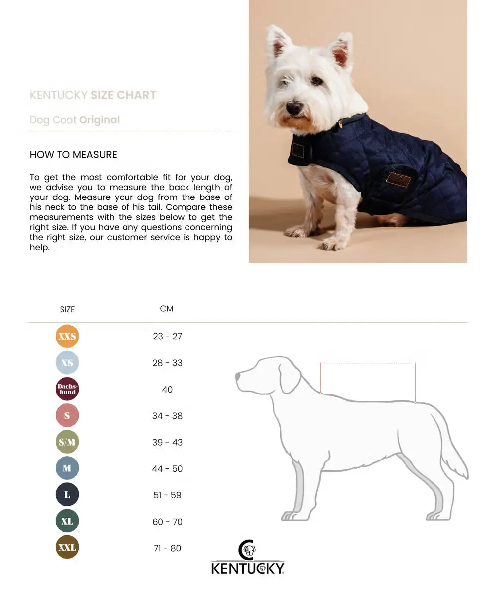 Dog Coat Original Kentucky Kentucky