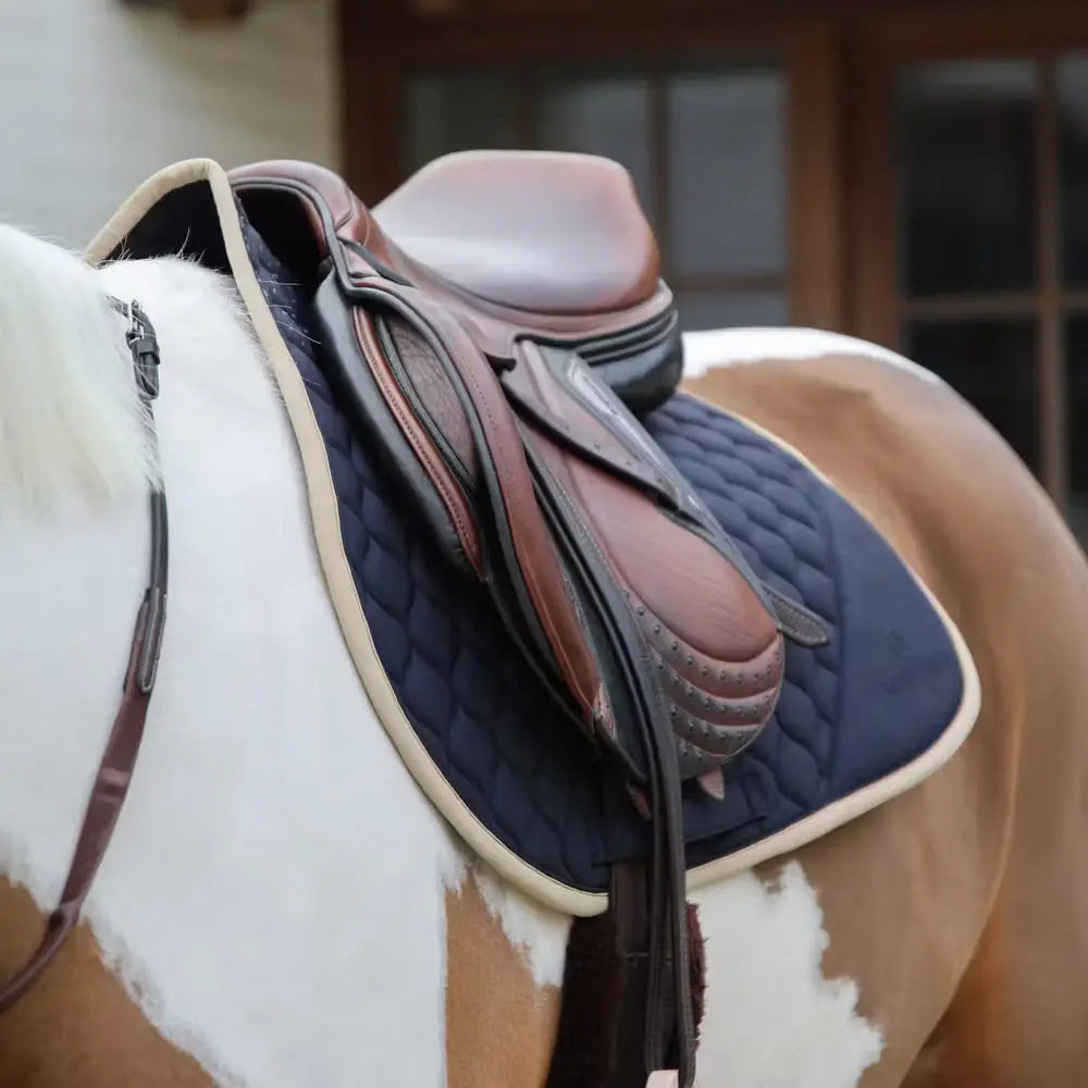 Jumping Saddle Pad Softshell Onion Quilt Kentucky Horsewear - Nellas Horsewear
