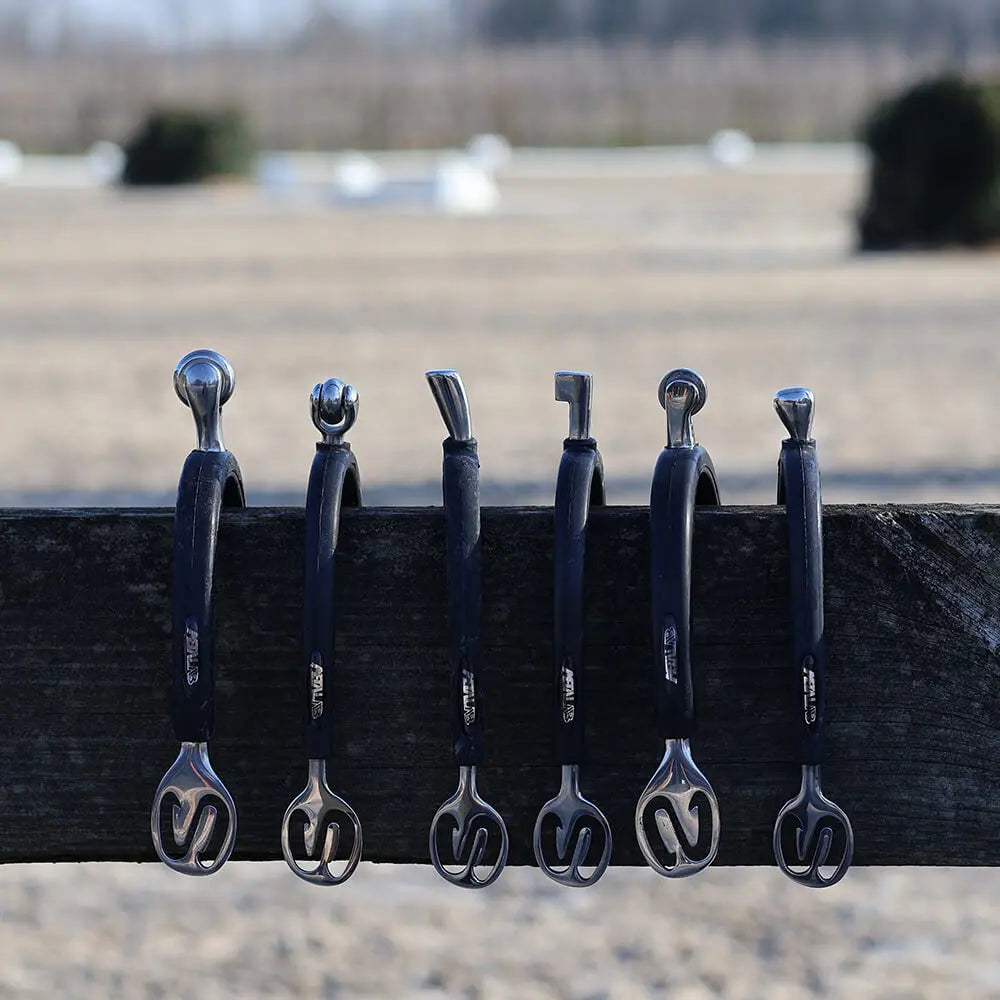Horizontal Soft Touch Spur With Rubber Metalab - Nellas Horsewear