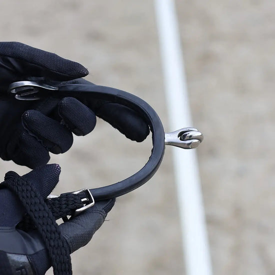 Vertical Soft Touch Spur With Rubber Metalab - Nellas Horsewear