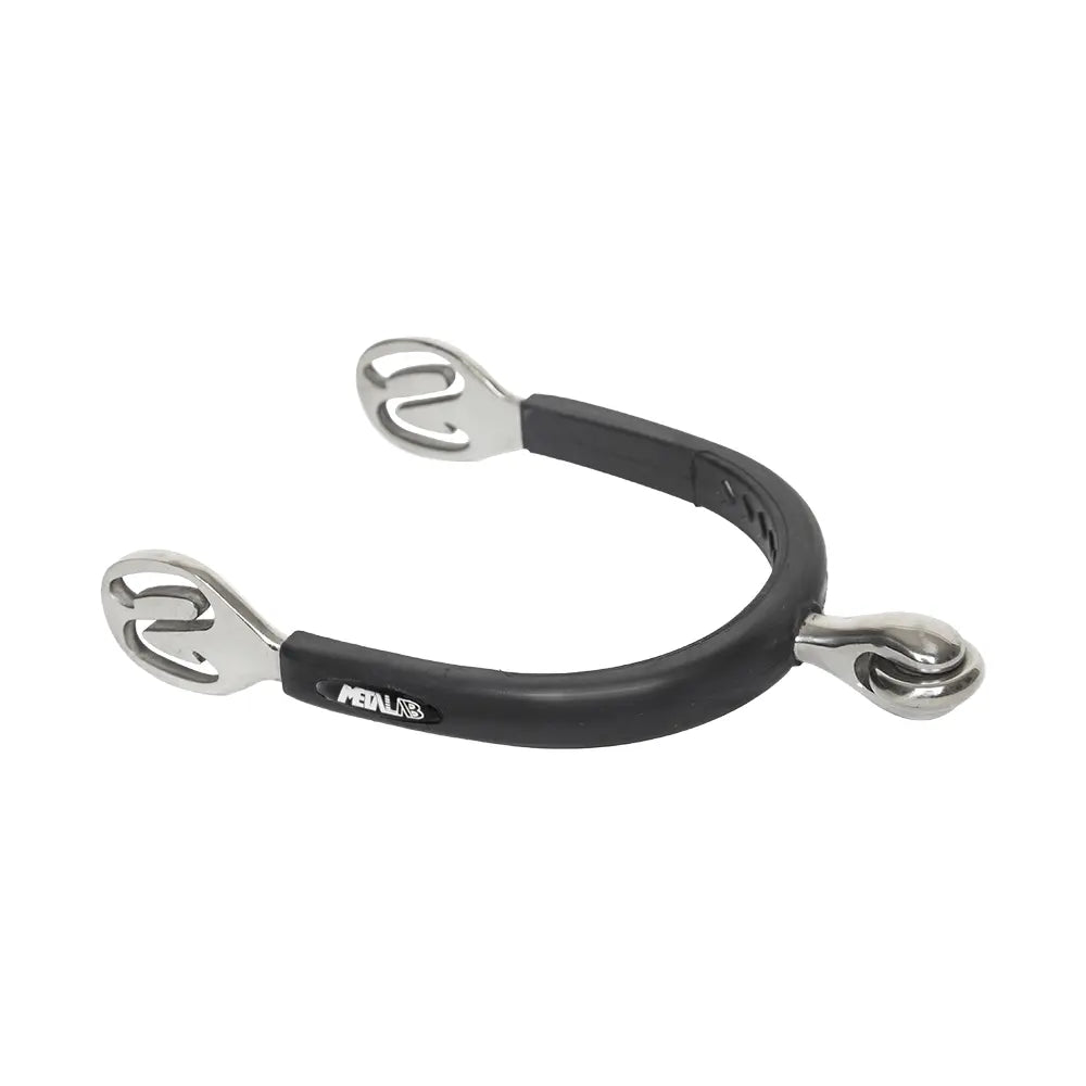 Horizontal Soft Touch Spur With Rubber Metalab - Nellas Horsewear