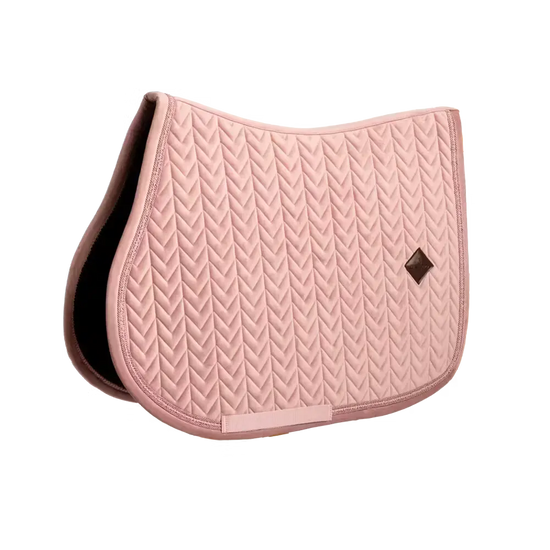 Jumping Saddle Pad Velvet Mini Pearls Kentucky Horsewear - Nellas Horsewear