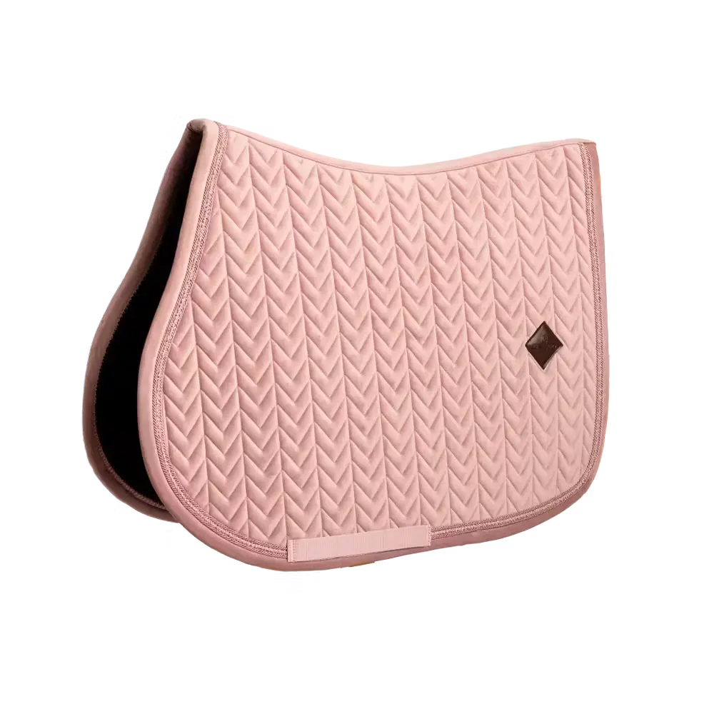 Jumping Saddle Pad Velvet Mini Pearls Kentucky Horsewear - Nellas Horsewear