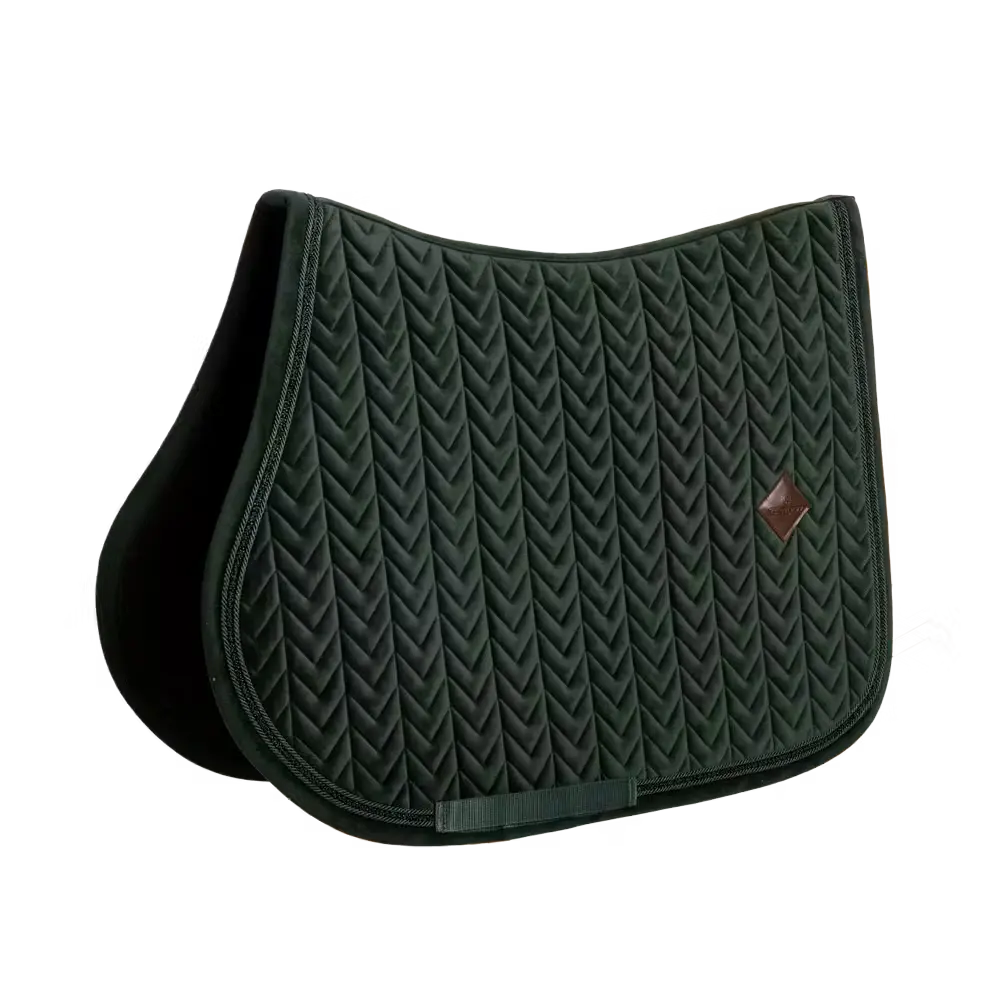 Jumping Saddle Pad Velvet Mini Pearls Kentucky Horsewear - Nellas Horsewear