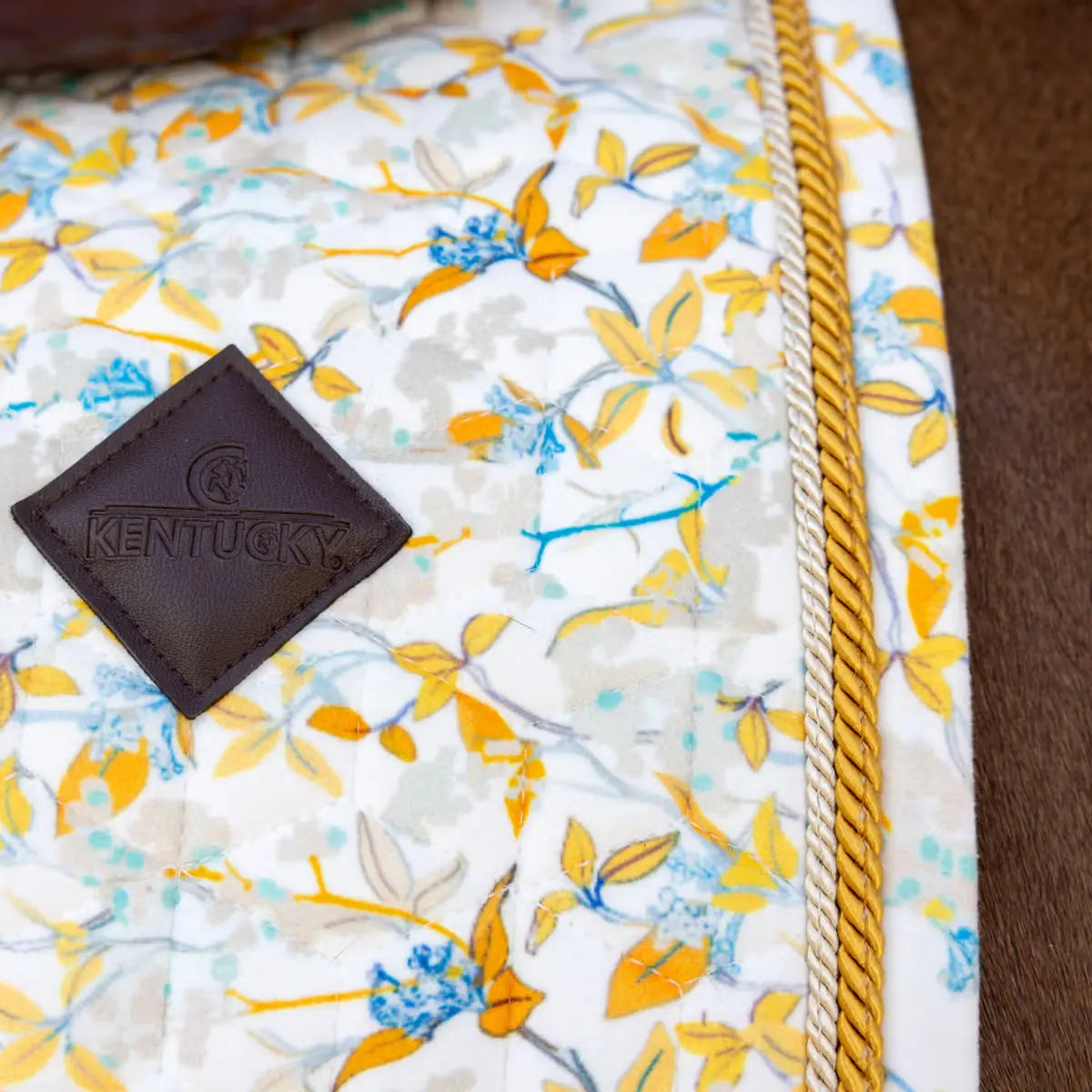 Jumping Saddle pad Velvet Printing Kentucky Horsewear - Nellas Horsewear