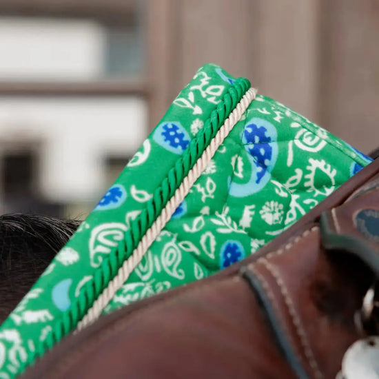 Jumping Saddle pad Velvet Printing Kentucky Horsewear - Nellas Horsewear