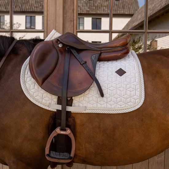Jumping Saddle pad Velvet Printing Kentucky Horsewear - Nellas Horsewear