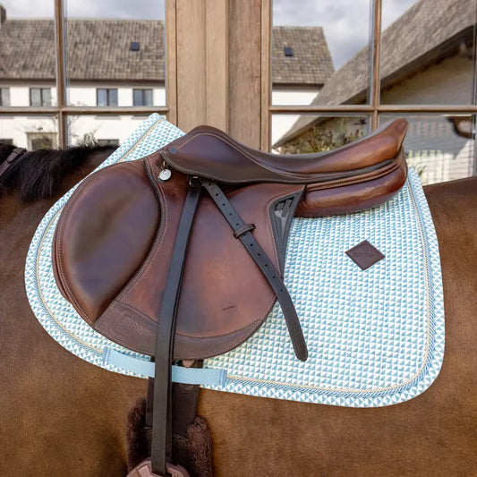 Jumping Saddle pad Velvet Printing Kentucky Horsewear - Nellas Horsewear