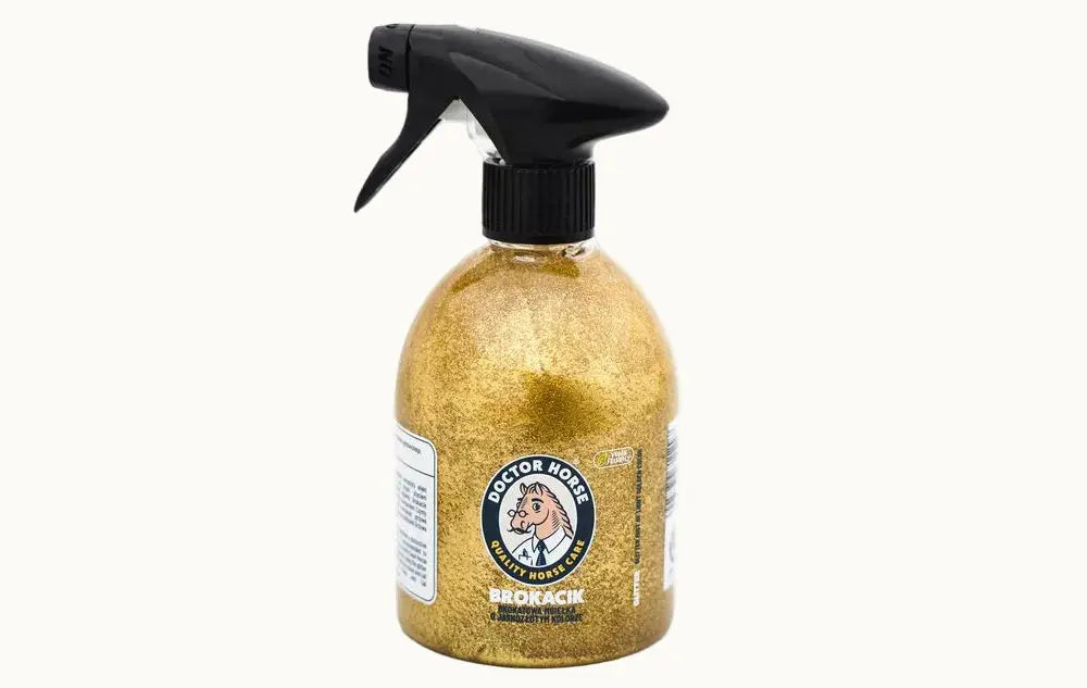 Trblietavý sprej zlatý 500 ml | Doctor Horse